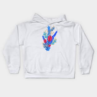 Australian Native Bouquet Kids Hoodie